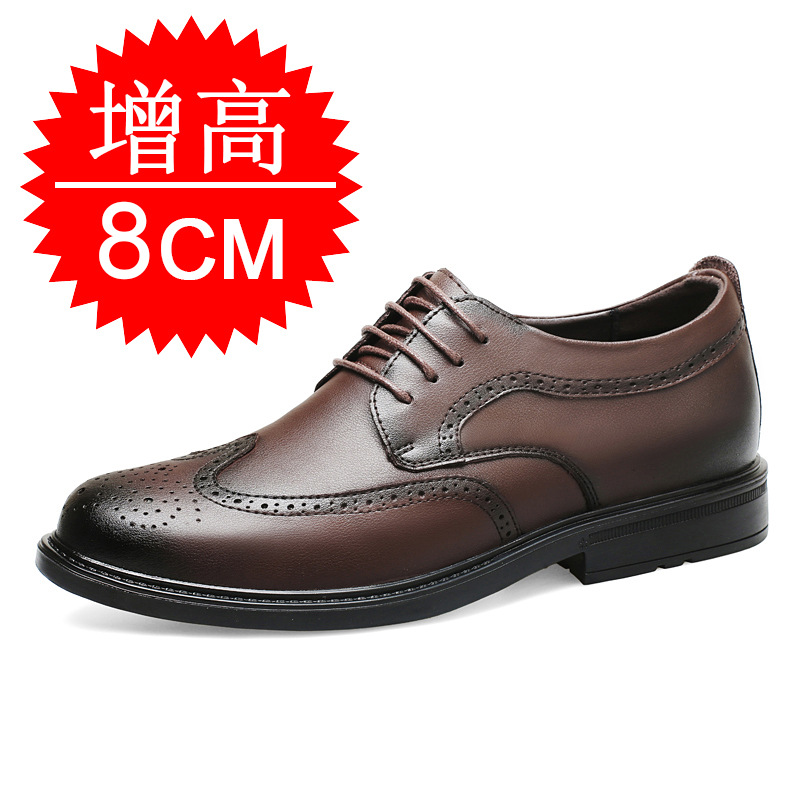 Men'S Shoes Increase Height - Scarpe da uomo con rialzo invisibile,