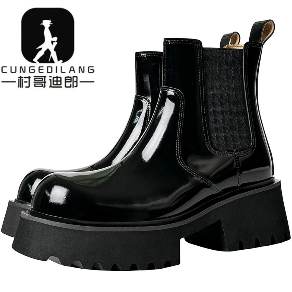 Men'S Shoes Increase Height - Stivali Chelsea da uomo per l'inverno,