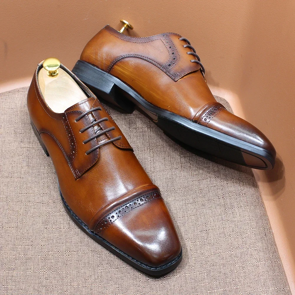 Robusto Oxford con punta ad al - Men'S Shoes Smart recensione e prezzo