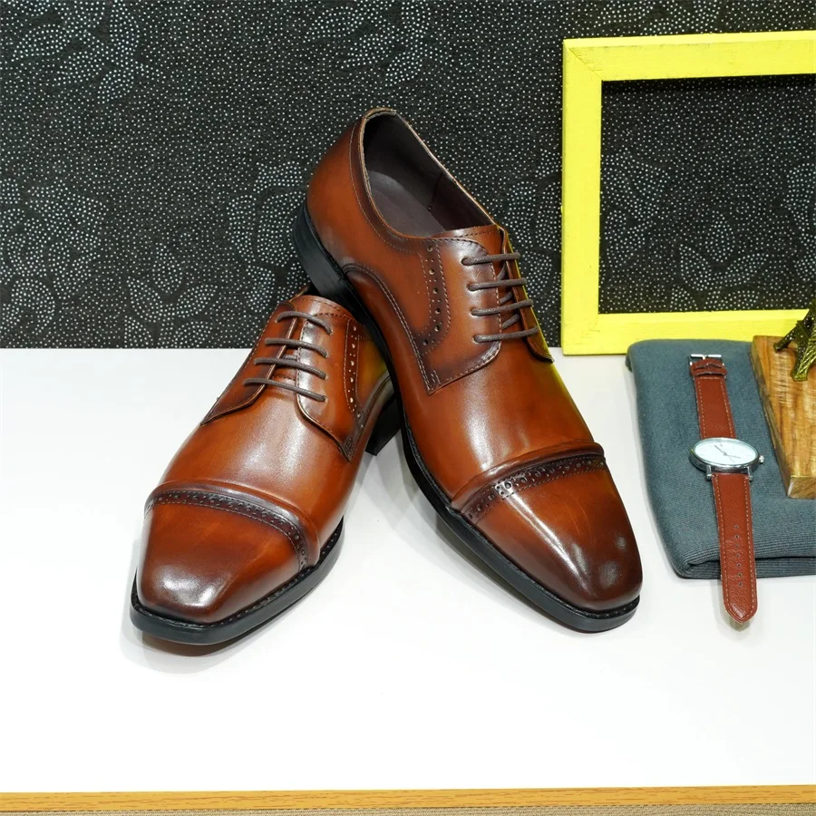 Robusto Oxford con punta ad al - Men'S Shoes Smart recensione e prezzo