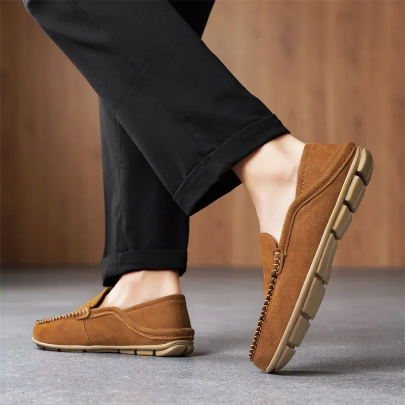 Mocassini da uomo in pelle sca - Men'S Shoes Hey Dude recensione e prezzo