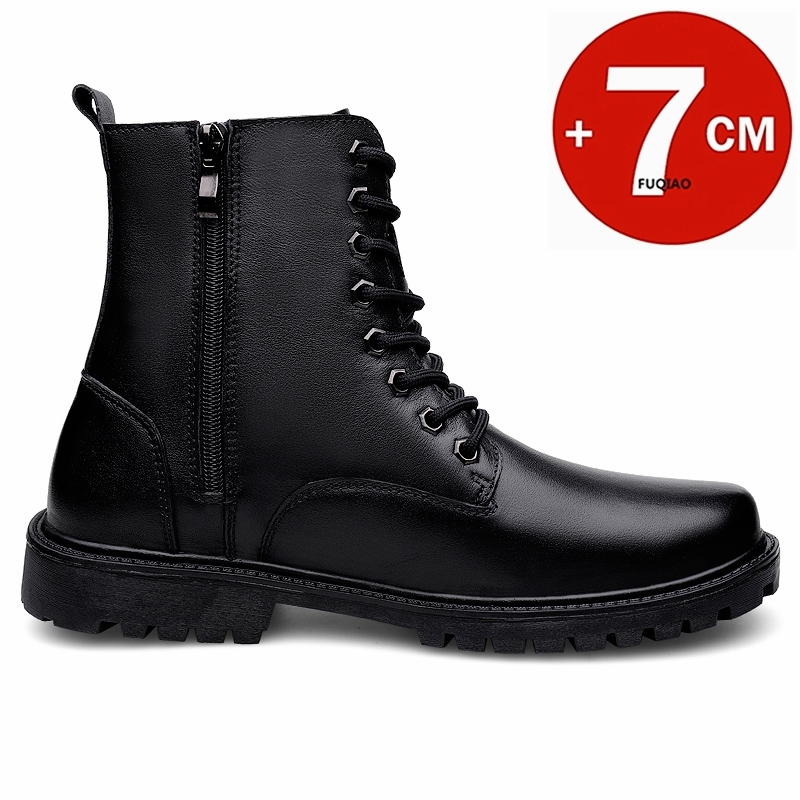 Stivali da uomo in pelle con r - Men'S Shoes Increase Height recensione e prezzo